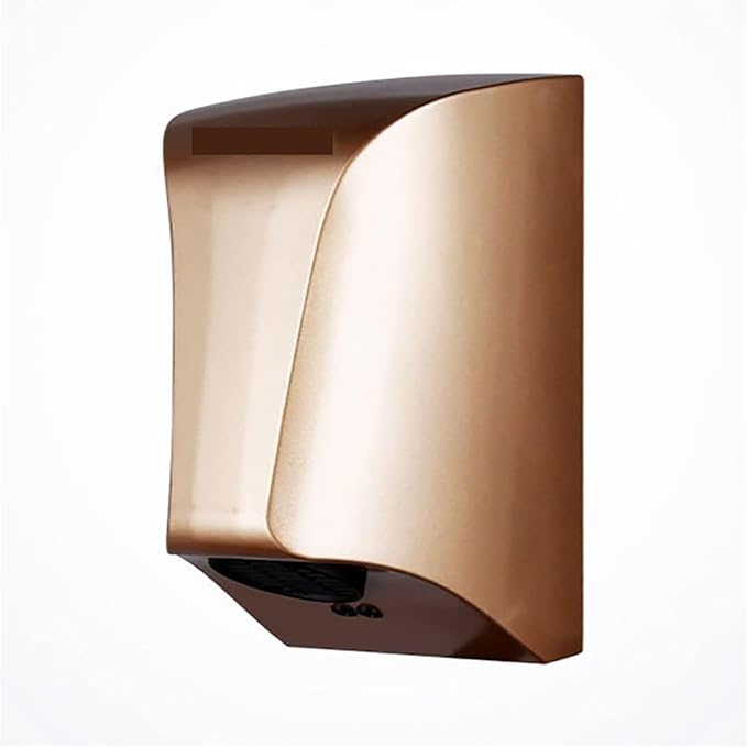 Commercial Hand Dryer, Compact Hand Dryer, High Speed Wind Quick Dryers Machine for Toilet Smart Induction Sensor Hand Dryers(Gold)