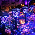 GIGALUMI Solar Halloween Lights Outdoor Decor, Solar Pathway Lights 6 Pack