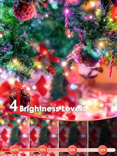 OZS Connectable 2PK 400LED, 164FT Christmas String Lights with Remote