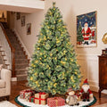 Hykolity 6 ft Prelit Artificial Christmas Tree with 350 Warm White LEDs
