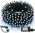 TW SHINE Christmas Lights, 200 LED 66FT Outdoor Christmas Lights Plug in with 8 Modes, Waterproof Light Outdoor, Indoor Xmas Decorations for Party Yard House Decor, White