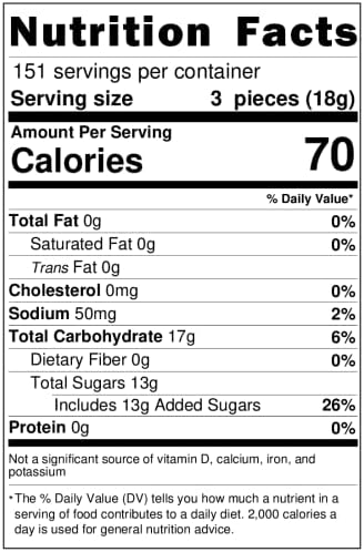 Classic Butterscotch Hard Candy, Individually Wrapped, 6 Lb Bulk Bag