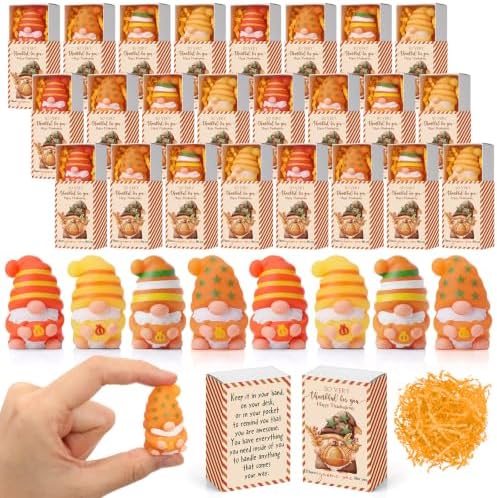 24 Sets Thanksgiving Gnome Gifts Fall Thanksgiving Party Favors