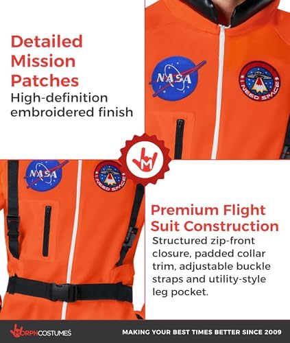 Morph, Astronaut Costume Men, Space Suit, Halloween Costumes for Men