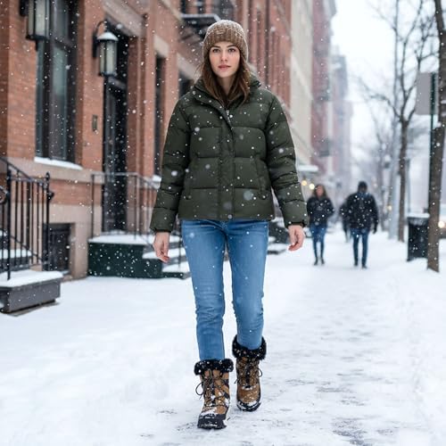 AIRHAS Women's Warm Snow Boots Cold Weather Winter Boots
