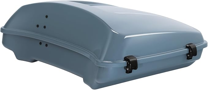 Razor Trunk W/Latch Key Fit For Harley 2014-2025 Touring CVO Road King Street Glide Electra Glide Ultra Limited Sharkskin Blue Firestorm Pack