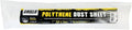 TimCo Polythene Dust Sheet - 50m x 2m, Black