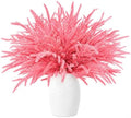 40 Pcs Pink Artificial Christmas Pine Branches, Pink Christmas Tree Picks