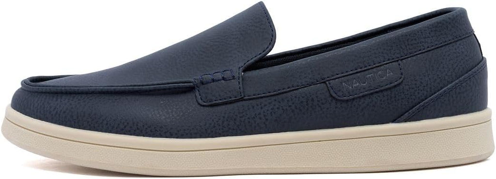 Nautica Men's Slip-On Loafers Casual Moc Toe Sneakers Boat Shoes Slipper for Men – Lightweight & Comfortable - Derwin