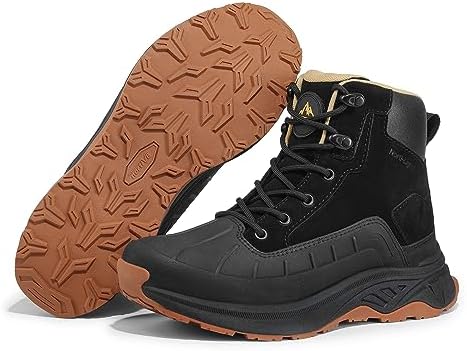 NORTIV 8 Women's Waterproof Hiking Boots Outdoor Trekking Camping Trail Hiking Boots