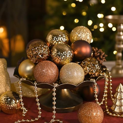 Valery Madelyn 50ct Christmas Tree Decorations Ball Ornaments 2.36 Inches