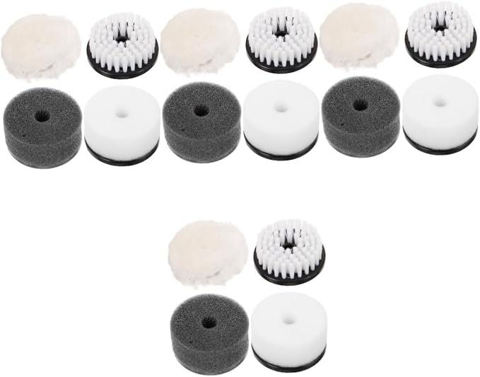 Veemoon 4sets 4pcs Shoe Cleaning Brushes Polishing Brush Kit Multifunctional Shoe Polisher Accessories for Sneakers Easy to Use Portable 4pcs*4