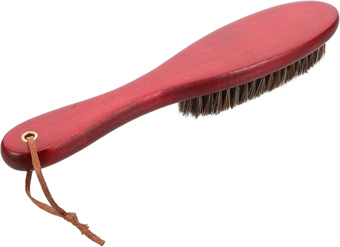 NOLITOY 2pcs Handle Horsehair Shoe Cleaning Brush Versatile Laundry Scrub Brush for Shoes Compact Design for Easy Use and Carrying for Footwear Care