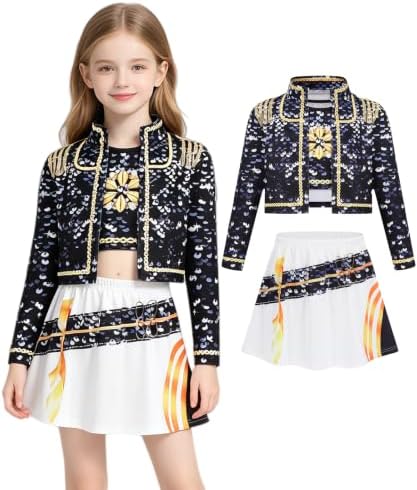 Kids Pop Star Hunter Costume Girls Halloween Costumes Demon Cosplay Outfit