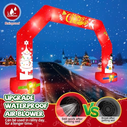 Kalolary 20FT Long Christmas Inflatable Archway