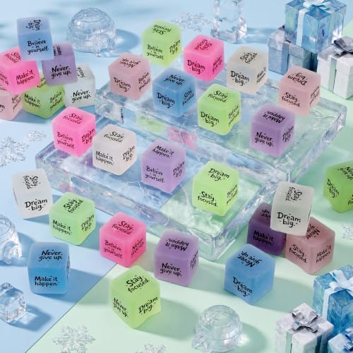 Thenshop 60 Pcs Inspirational Gifts Ice Cube Relief Favors for Party Supply
