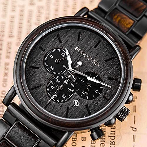 2win Engraved Wooden Watch for Boyfriend My MAN Fiancé Husband Customized Personalized Wood Watches for Men Birthday Anniversary Personalized Watch