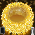 Ollny Christmas Lights Outdoor 800LED 262FT, Warm White Plug in Fairy Light