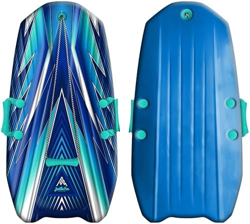 Artikfun 36in Winter Foam Snow Sled with Tow Rope and Handles