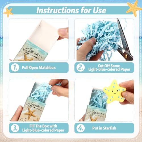 24 Sets You Make a Difference Gifts Starfish Appreciation Party Favors