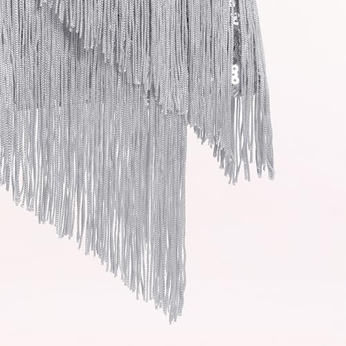 IDOPIP Kids Girls 1920s Flapper Dress Tassels Sequins Fringe Latin Dance Dress Gatsby Halloween Party Ballroom Dance Costumes