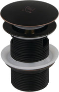 Kingston Brass VTDESHOENB Trimscape Tub Drain Shoe, Naples Bronze, 2.75 x 2.75 x 3.06 | Trimscape collection; Fabricated from solid brass for reliability; Toe touch drain for easy operation