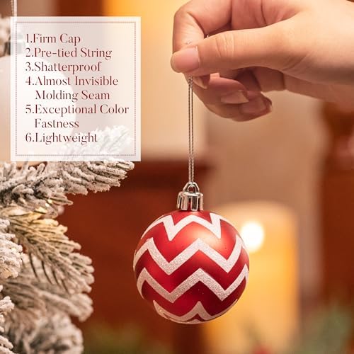 Valery Madelyn 30ct Christmas Ornaments Tree Decorations Set 2 Inch