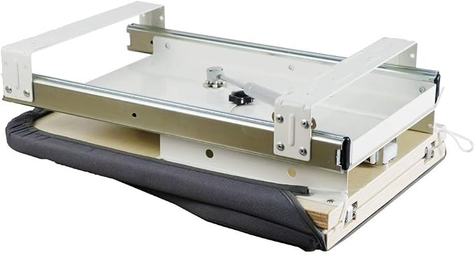 SAROSORA Retractable Ironing Board Closet Pull-Out Stow Away in The Cabinet Easy to Install (Navy Blue)