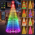 Avatar Controls 8FT Smart LED Outdoor Christmas Tree, RGB Cone Tree Lights