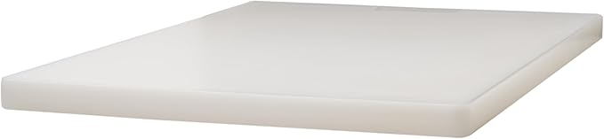 Winco 15" x 20" White Heavy-Duty Plastic Cutting Board (Set of 4) | Dishwasher safe, Stain resistant, Minimizes dulling, Great for Charcuterie, Cheese, Appetizers and Buffet Displays