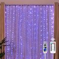 Brightown 300 LED Purple Fairy Lights, 9.8ft x 9.8ft Halloween String Light