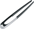 Alessi "Domenica" Kitchen Tongs in PA And 18/10 Stainless Steel Mirror Polished, Black