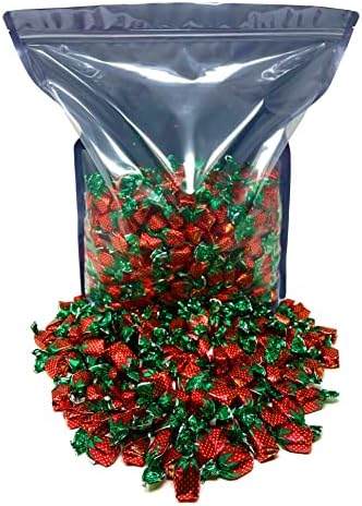 Strawberry Filled Hard Candy Bon Bons, Real Fruit Pulp, 160 Oz