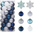 Valery Madelyn 50ct Christmas Tree Decorations Ball Ornaments 2.36 Inches