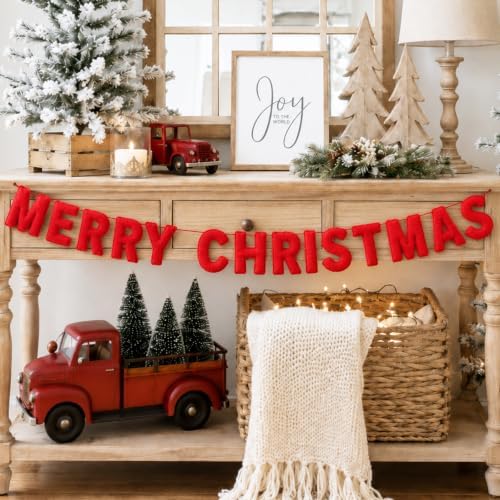 Christmas Decorations - 6.6 Ft Merry Christmas Banners Christmas Decor