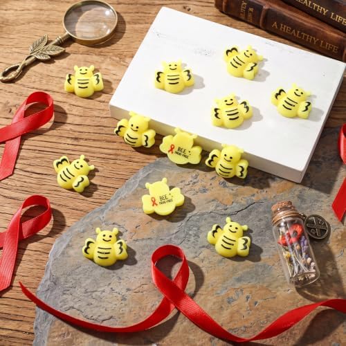 Thenshop 50 Pcs Red Ribbon Week Anti Drug Stress Balls Bulk