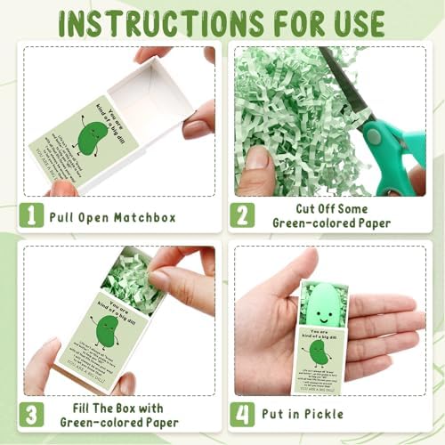 24 Sets Pickle Appreciation Gifts Funny Positive Party Favors