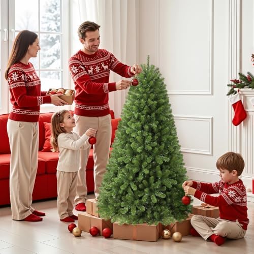 Alupssuc 5ft Classic Spruce Artificial Prelit Christmas Tree