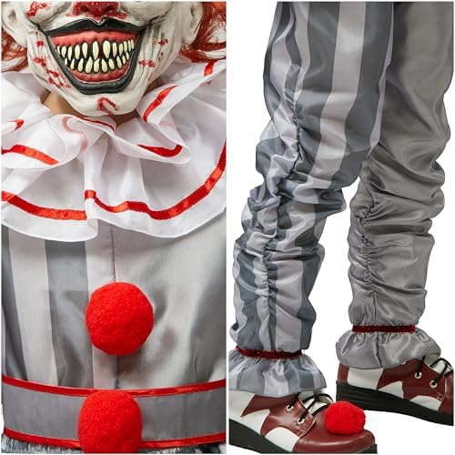 Spooktacular Creations Scary Clown Costume, Halloween Costume Kids for Boys