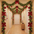 Flutesan 161 Pcs Christmas Hallway Ceiling Decor Kit, LED Lights Garland