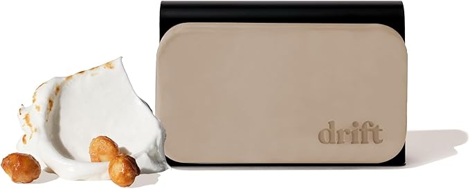 Drift Car Air Freshener - Stone Air Freshener Car Odor Eliminator - Long Lasting Scent - Auto Accessories - Metal Clip - Essential Oils - Clean Ingredients - Macadamia Swirl Starter Kit