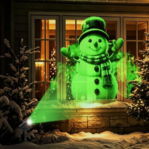 12-in-1 3D Nativity Christmas Projector Lights Outdoor Decor