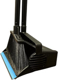 Durable and Sturdy Angle Broom and Lobby Dustpan Set, Premium Quality, Space Saving for Indoors and Outdoors. (2 Pack)