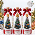 Recordable Christmas Tree in a Bottle, 30-Second Voice Recording and Playback with Permanent Storage, Christmas Keepsake Ornament for Gifting and Family Christmas Parties (3Pack)