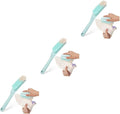 3sets Multi-Purpose Cleaning Brush Kit Handle Shoe Washing Brush Ergonomic Grip for Household Cleaning Tasks