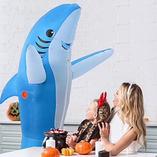 KMiKE Inflatable Shark Costume for Adults & Kids