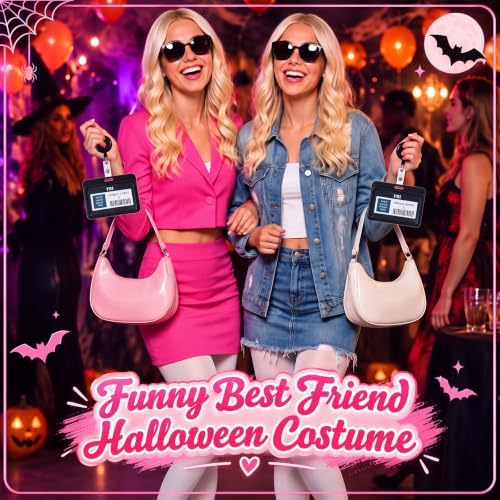 Kingdder 2-Person Agent Halloween Costume Set, 10 Pcs Multicolor