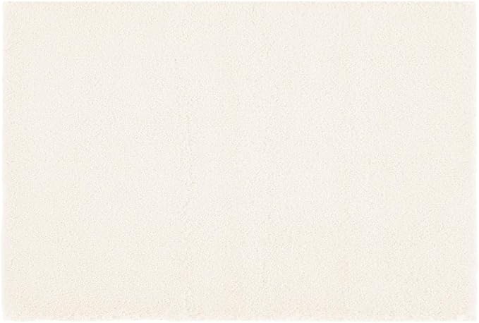 Madison Park Marshmallow Bathroom Rug Non Slip, Luxrurious Plush Bath Mat, Absorbent, Quick Dry, Spa Design Bath Room Décor, 20x30, Cream