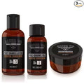 Razor MD Shave Trio for Men Pre-Shave Oil, Shaving Cream, Post-Shave Lotion, Premium Beard Care Kit And Beard Grooming Set Perfect for Conditioning And Beard Care, Sandalwood