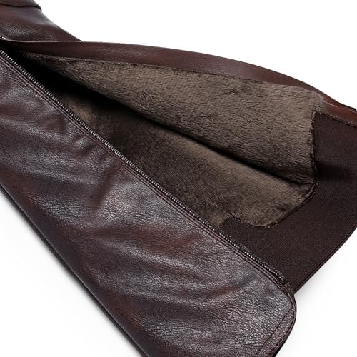 DREAM PAIRS Women's Faux Fur-Lined Knee High Winter Boots Fall Tall Boots